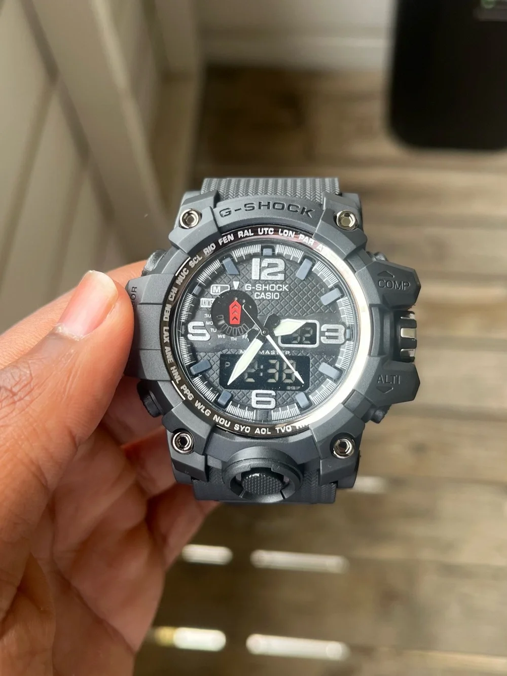 G-Shock Black Rugged Mud Resist Digital-Analog Smartwatch